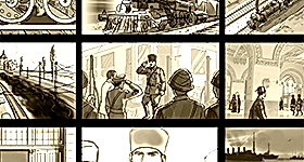 Atatürk Çizgi Film Storyboard Çizimi