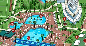 Concorde De Luxe Resort İllüstrasyon Haritası