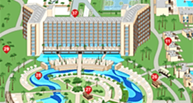 Concorde Luxury Resort İllüstrasyon Haritası