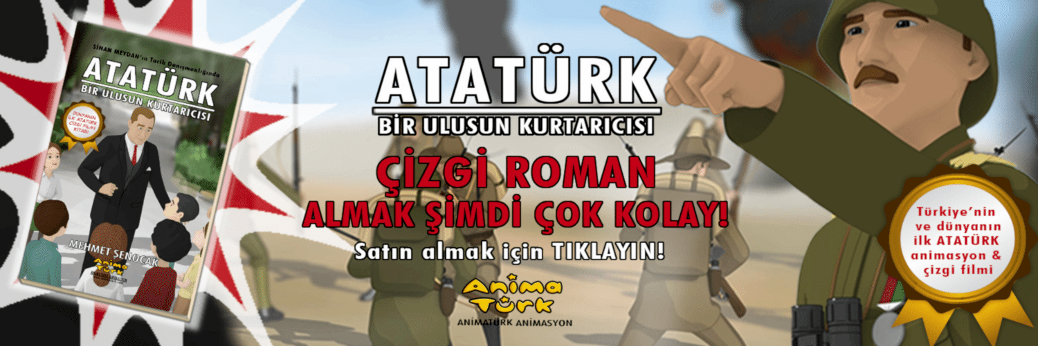 Atatürk Çizgi Roman Kitabı Satışta!