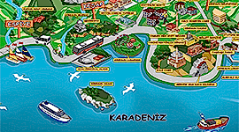 Giresun Turizm Haritası