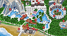 Rixos Sungate Hotel Haritası
