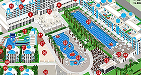 Rubi Platinum Spa Resort Map